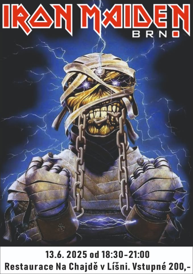 Iron Maiden Brno - Restaurace Na Chajdě