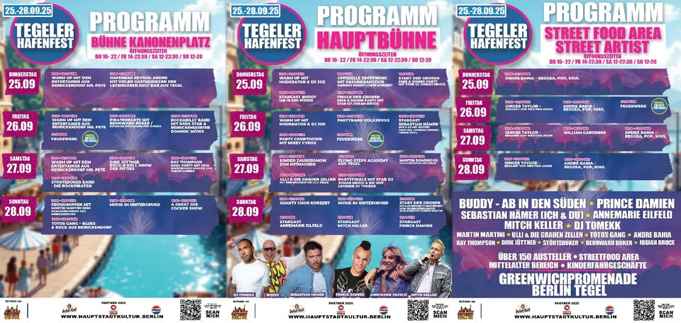 Tegeler Hafenfest Neuer Termin!