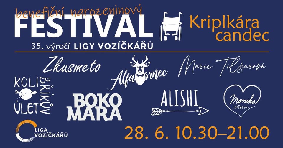 Kriplkára candec Benefiční festival
