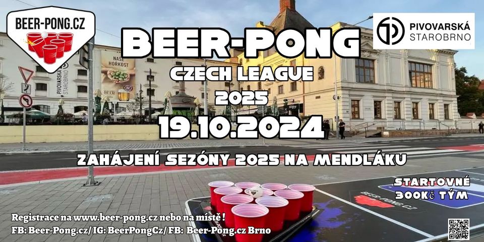 Beer-Pong Czech League 2025-Brno