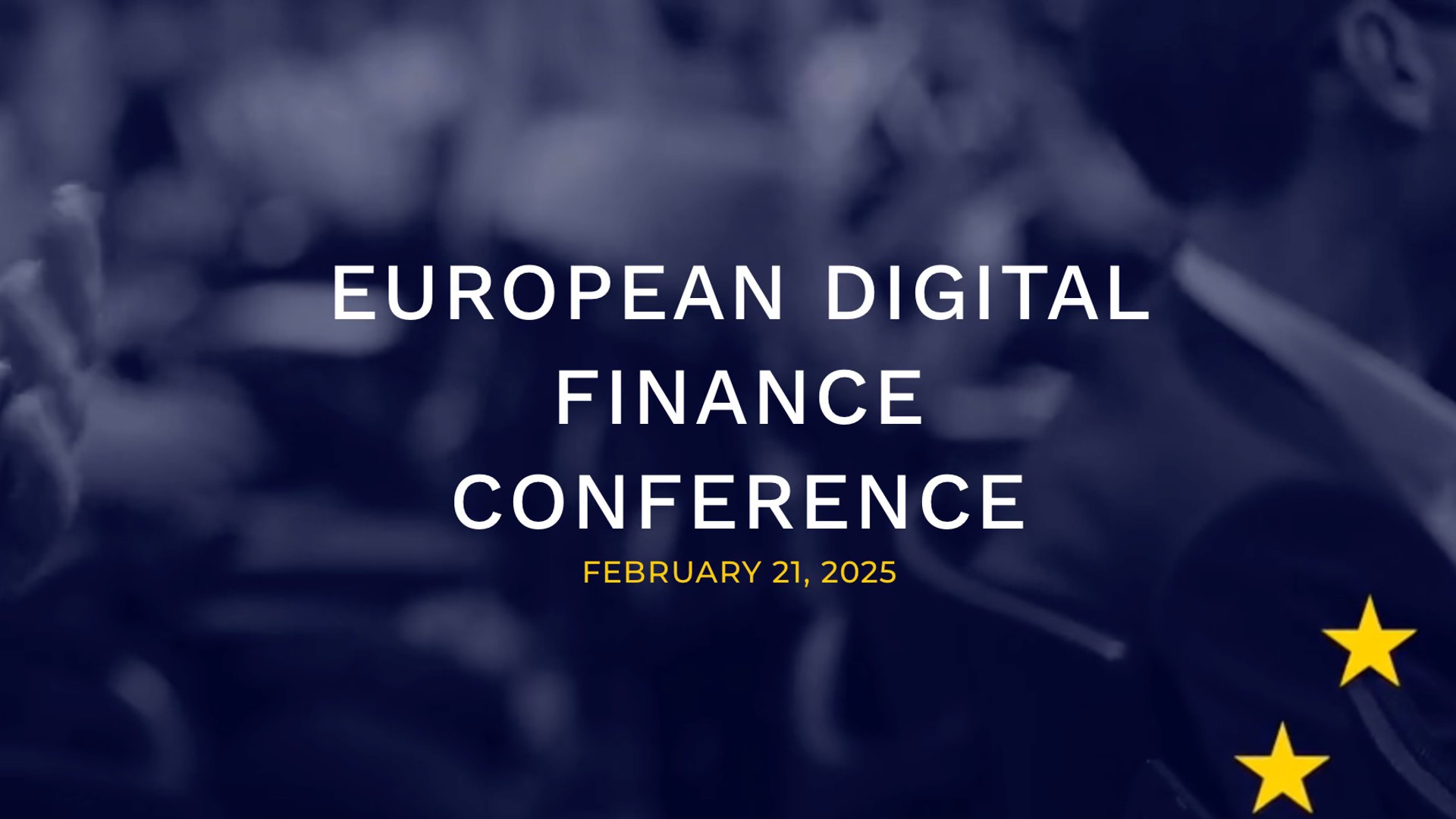 European Digital Finance Conference