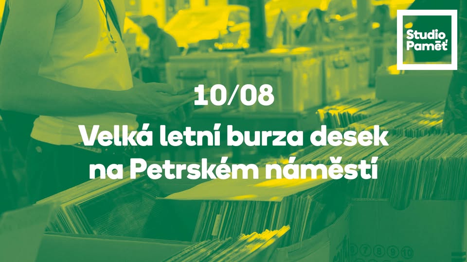 Velká letní burza desek na Petrském náměstí