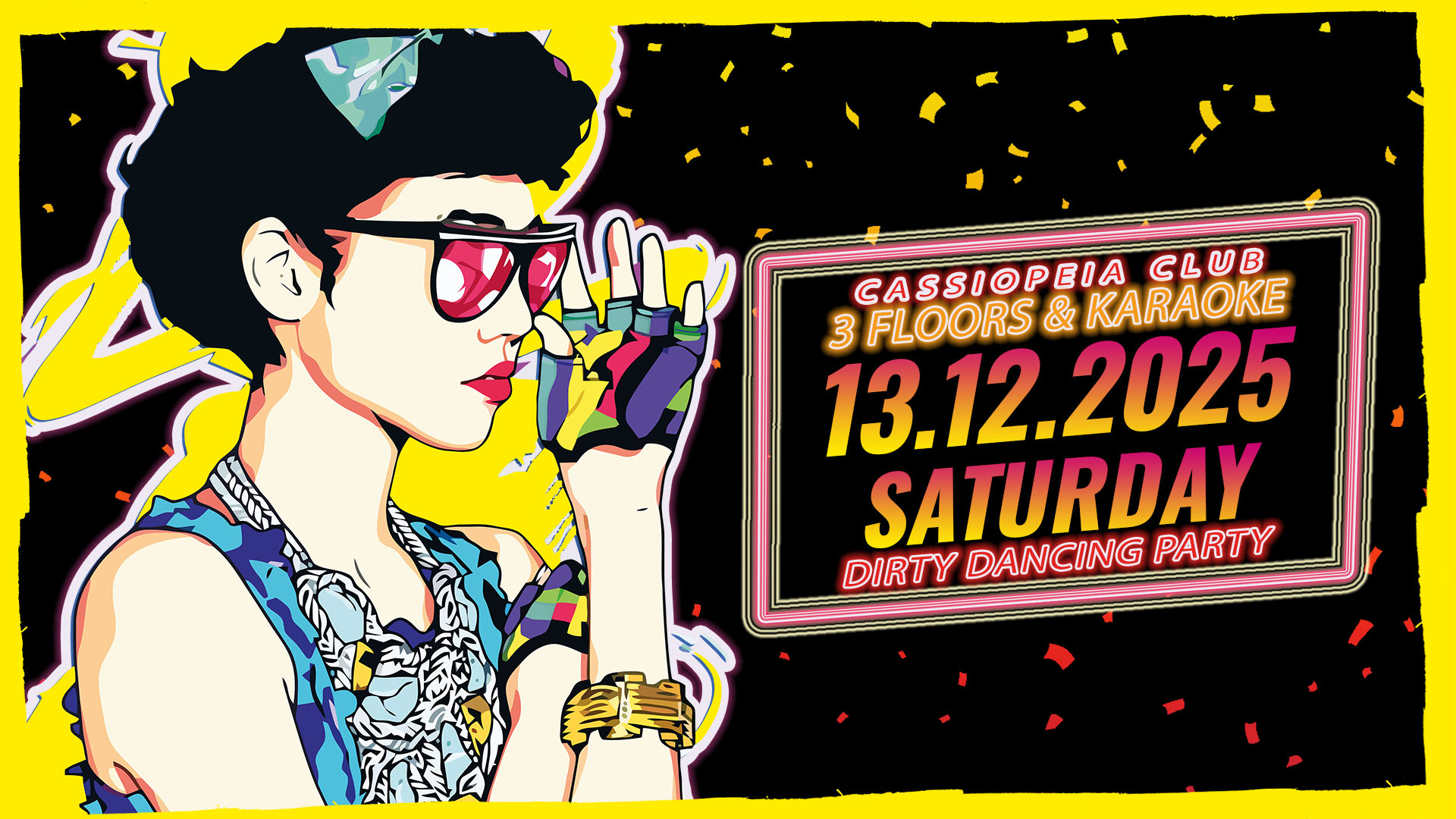 13.12. ✨ Dirty Dancing Party 💘 80s & 90s Love - 3 Floors, Karaoke Special✨Dezembertanz