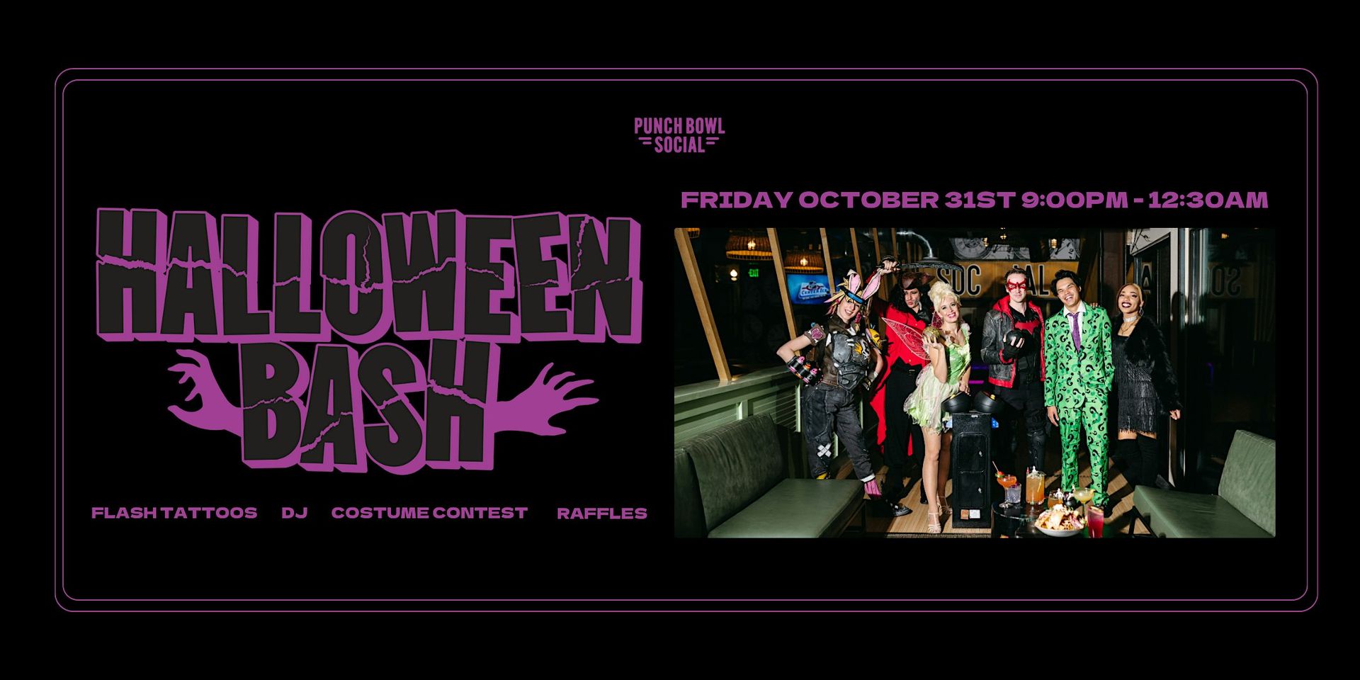 Portland, OR - Halloween Bash @ Punch Bowl Social