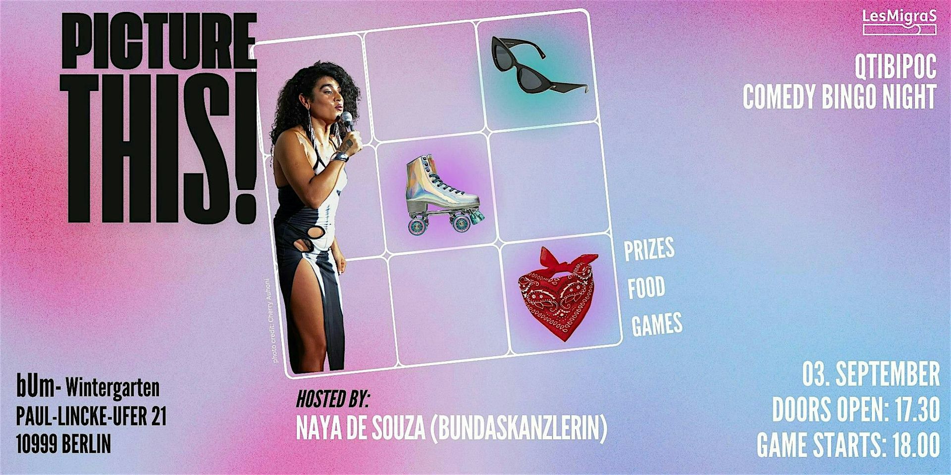 Picture This! QTIBIPOC Comedy Bingo Night