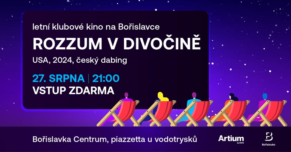Rozzum v divočině (animovaný, český dabing) | Letní klubové kino na Bořislavce