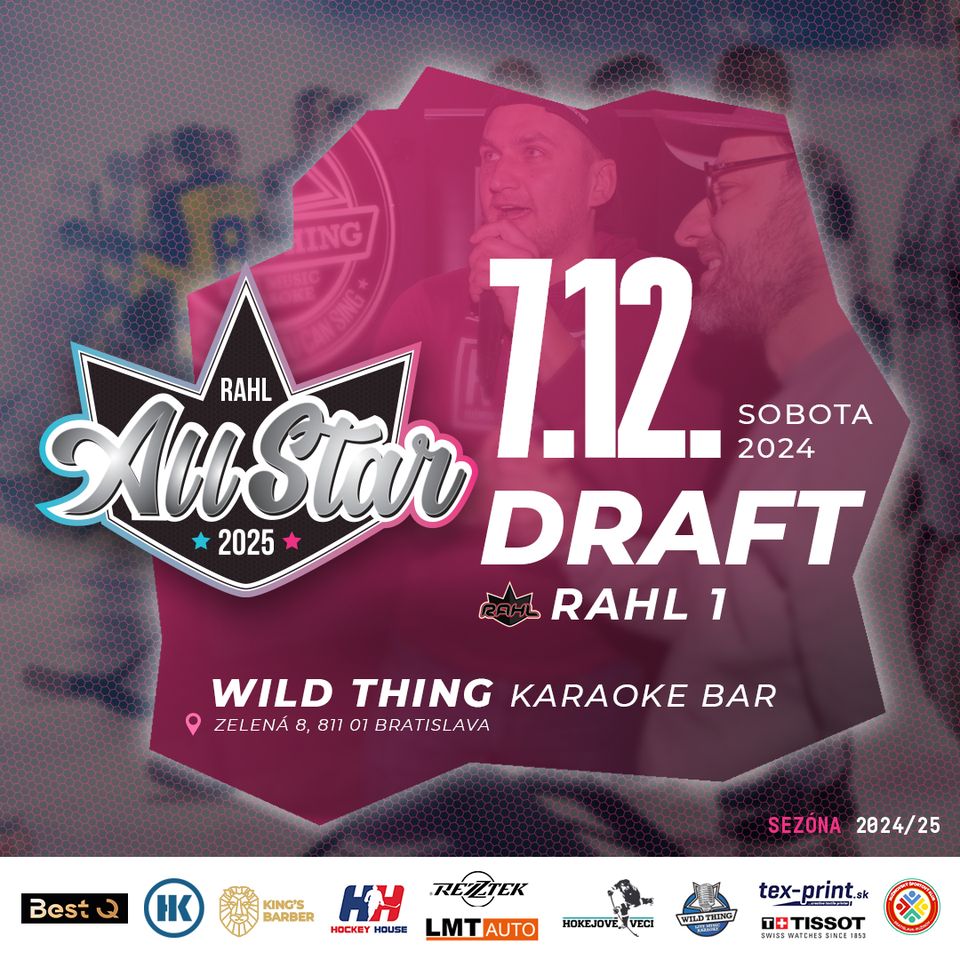 RAHL 1 All Star Game Draft