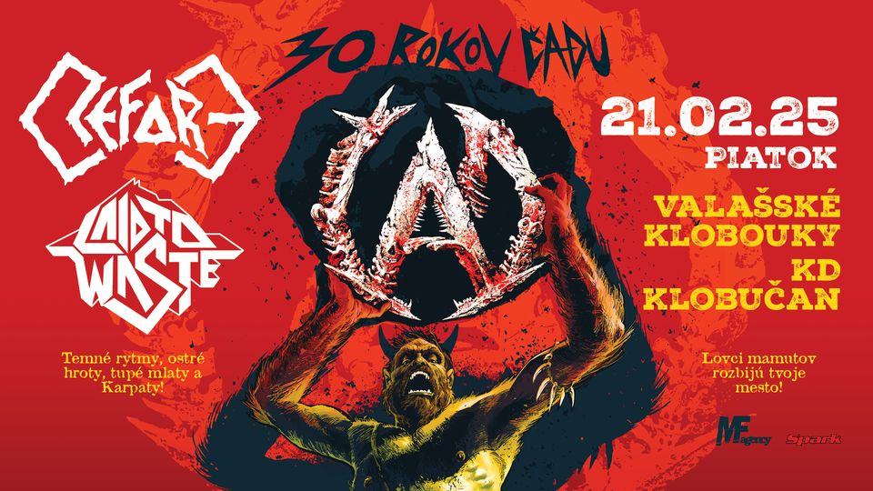 ČAD 30 LET TOUR / VALAŠSKÉ KLOBOUKY