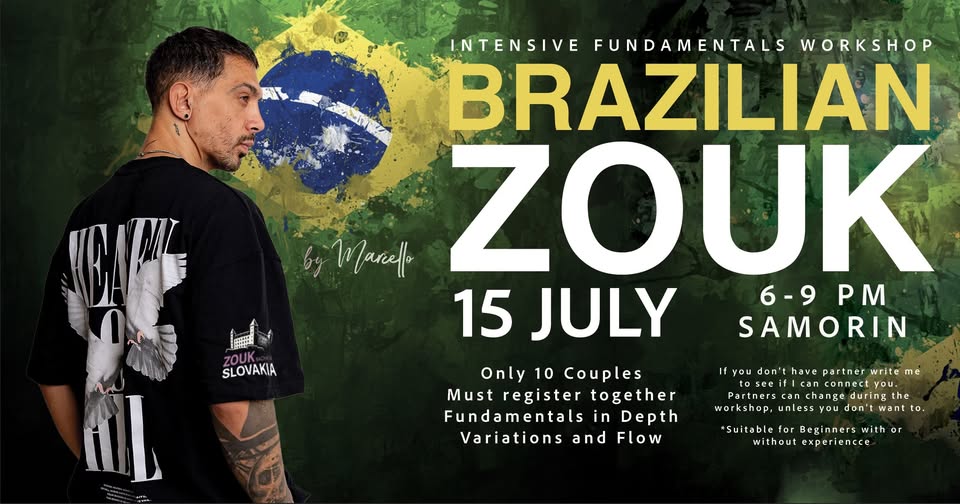 Brazilian Zouk Intensive 15 July Šamorin