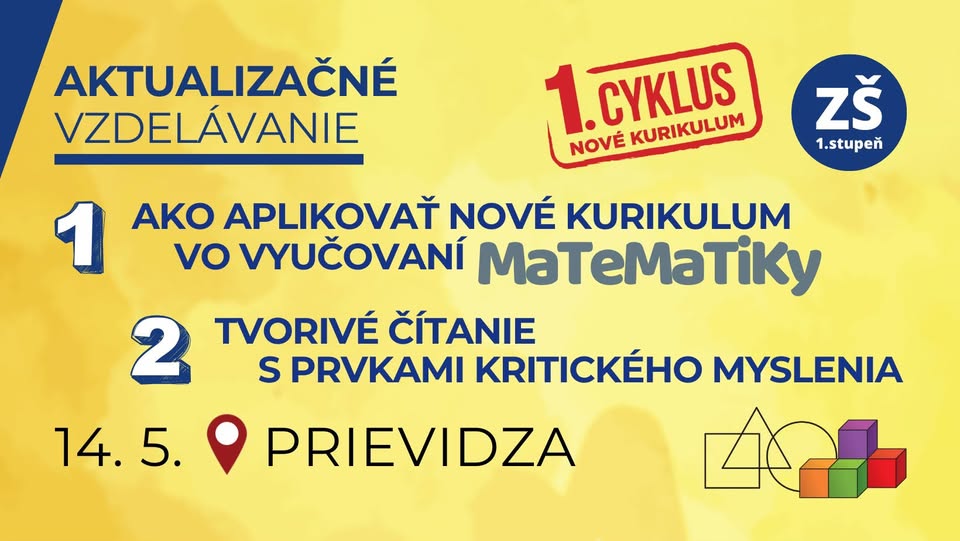 Ako aplikovať nové kurikulum (nielen) vo vyučovaní matematiky
