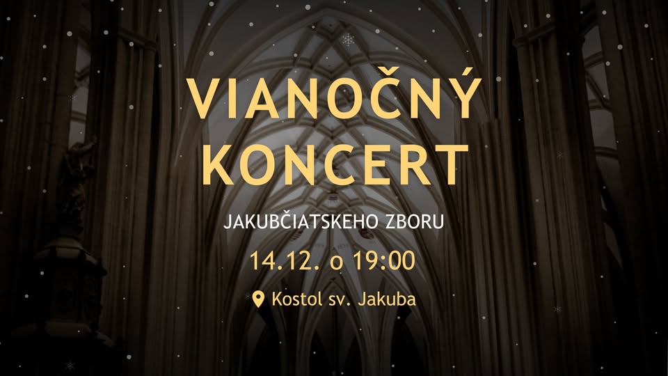 Vianočný koncert Jakubčiatskeho zboru
