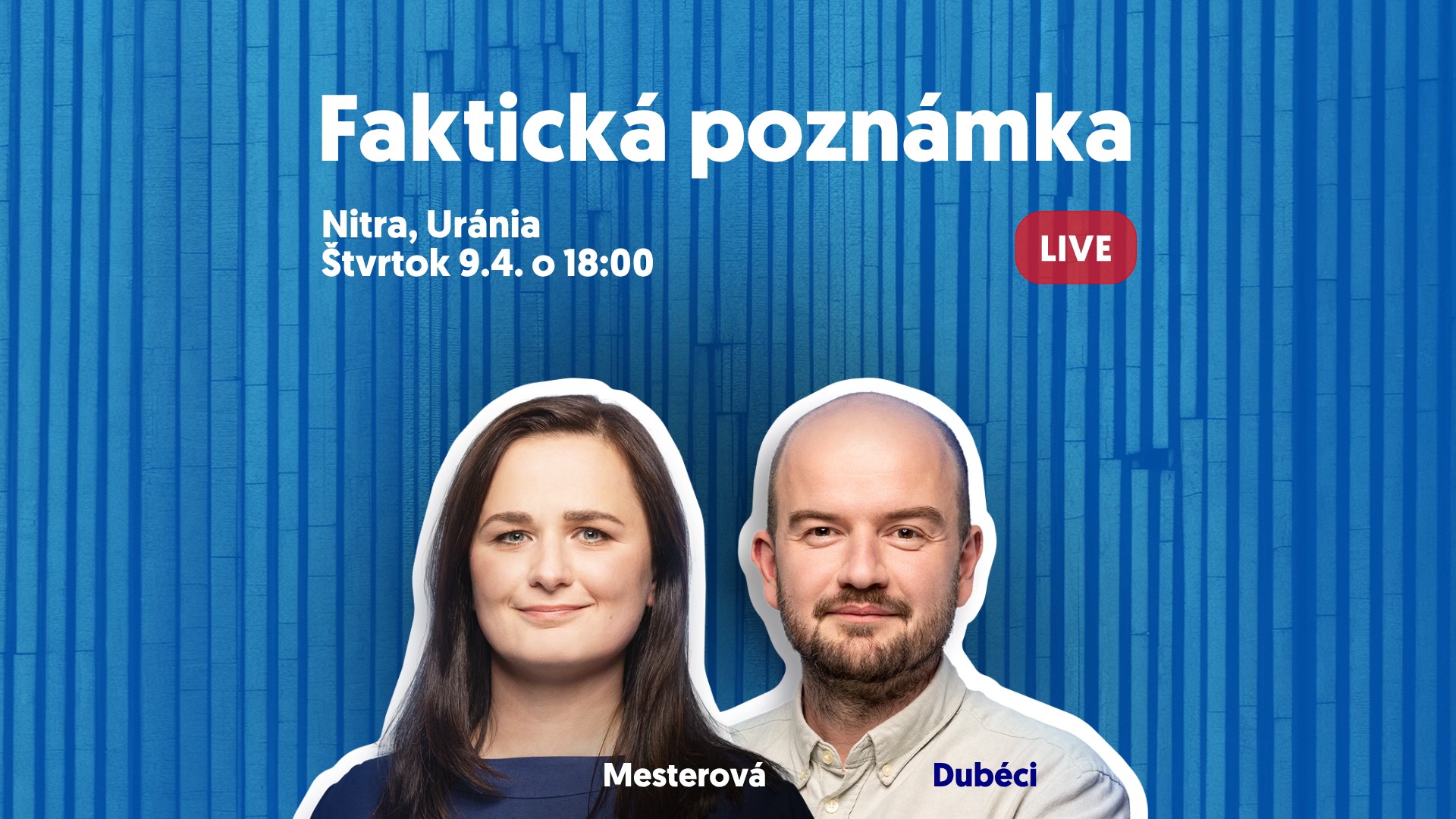 Faktická poznámka LIVE