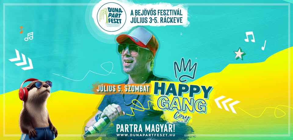 CORY/HAPPY GANG | július 5. | Duna-part Feszt Kisszínpad