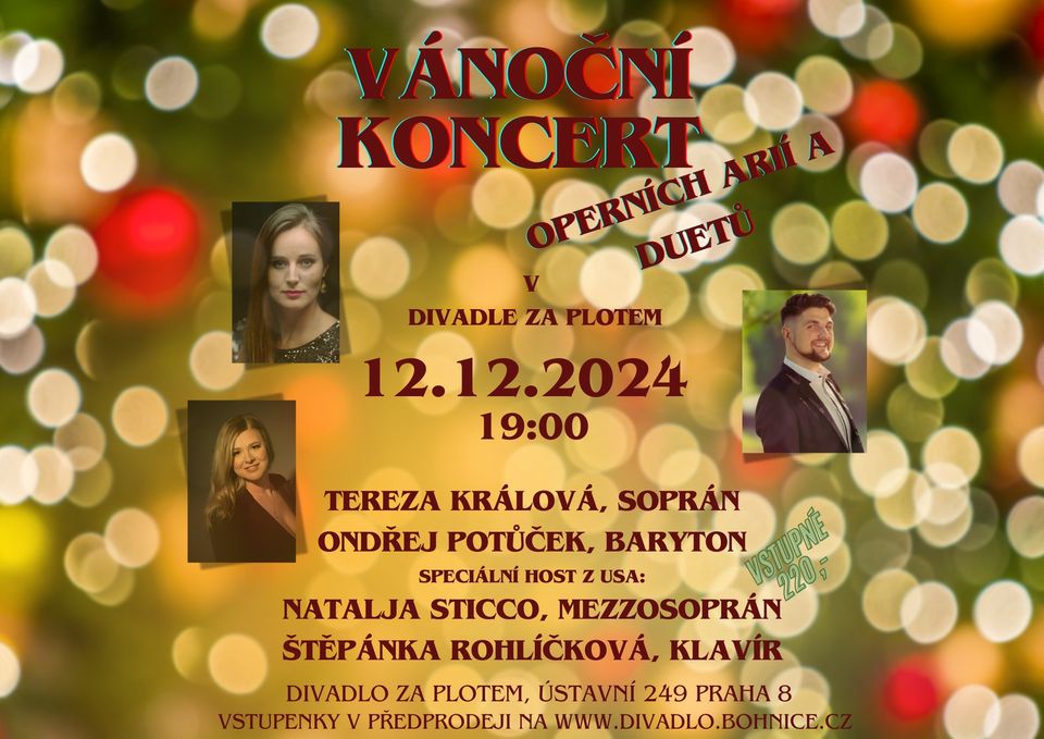 Vánoční koncert operních arií a duetů