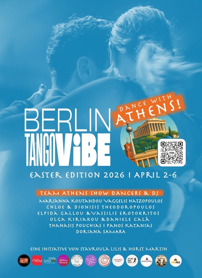 BERLiN Tango ViBE - Dance with Athens in Berlin, April 2–6 ♥️ Festival dancing at Milonga prices