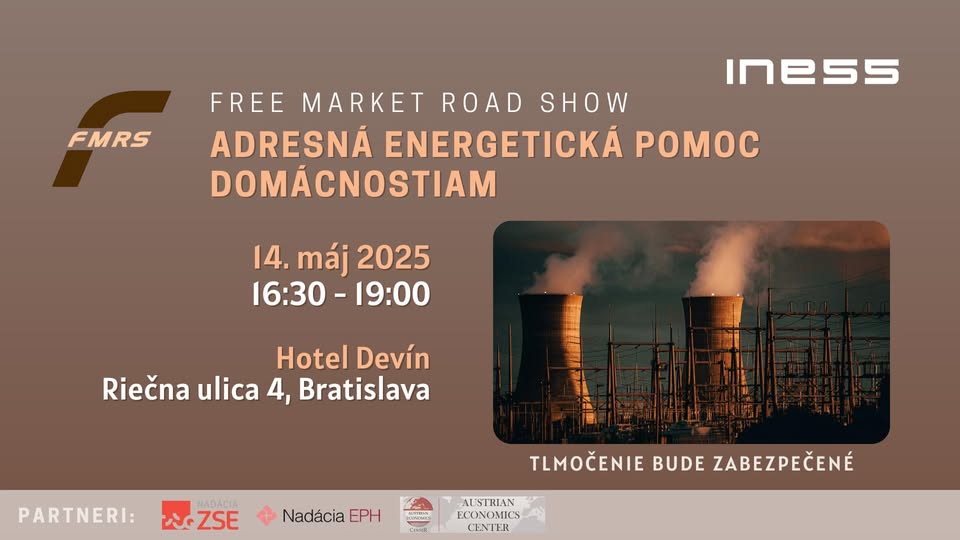 Free Market Road Show - Adresná energetická pomoc domácnostiam