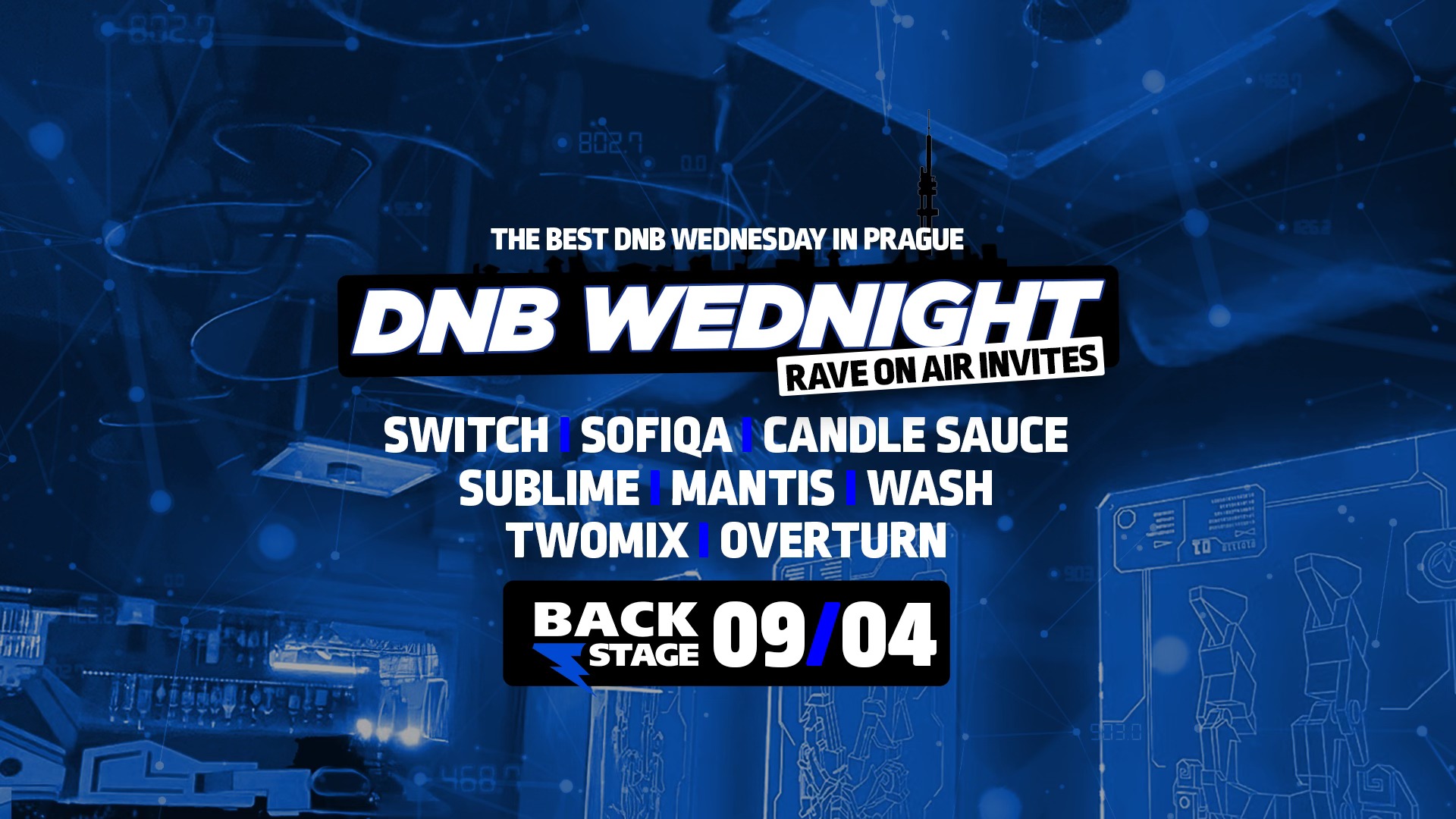 DNB WEDNIGHT - Rave on Air Invites I 9.4.25
