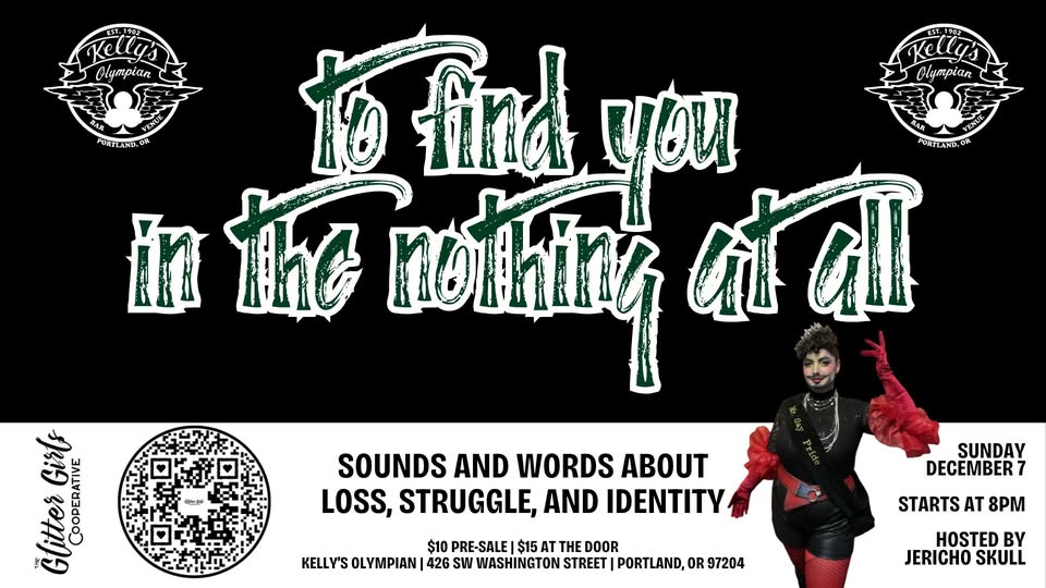 to find you in the nothing at all