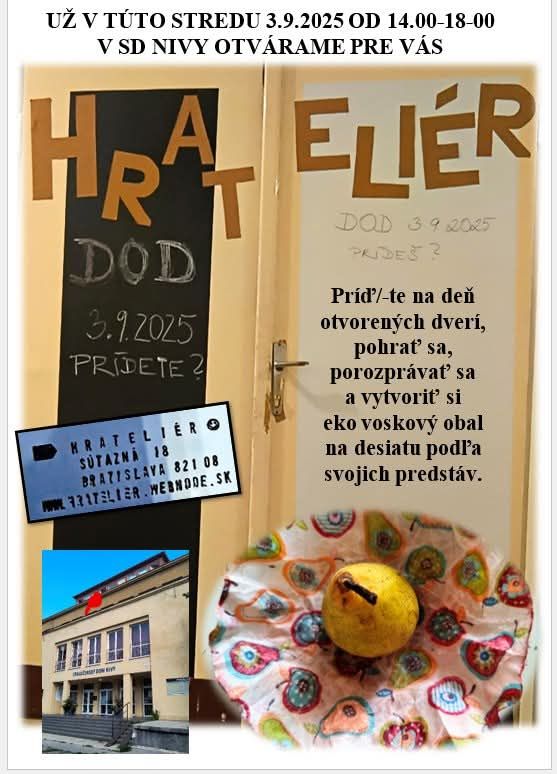 otvárame hrAteliér!