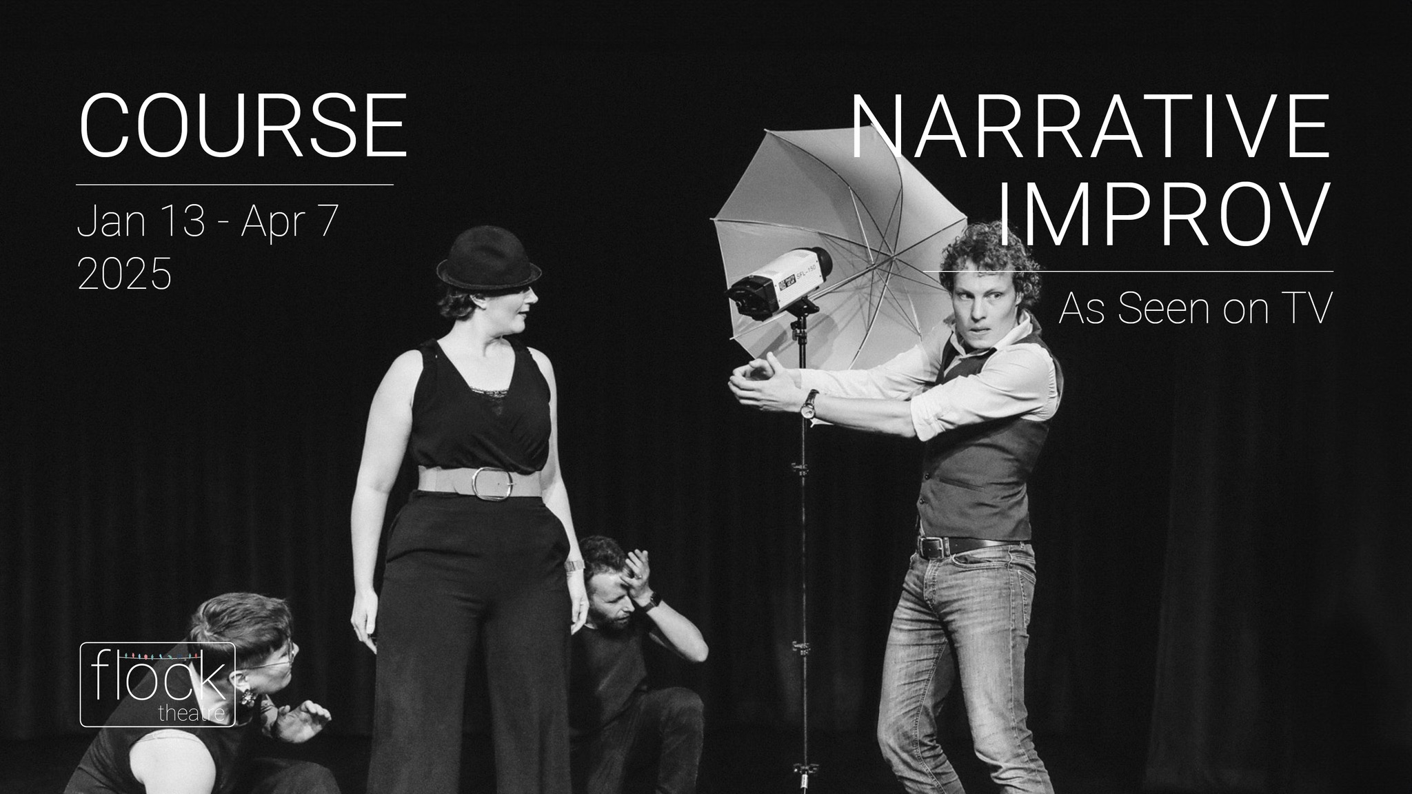Course: As Seen On TV - Narrative Improv | Flock Theatre