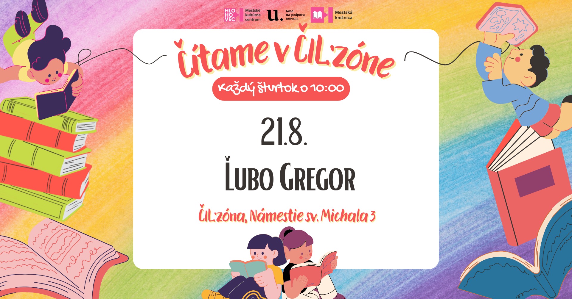 Čítame v ČILzóne | Ľubo Gregor
