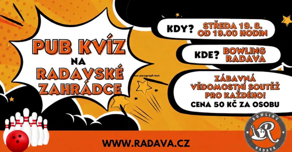 Pub Kvíz na Radavské zahrádce