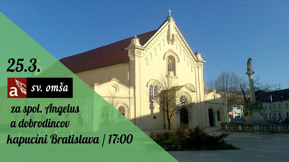 SVÄTÁ OMŠA u kapucínov v Bratislave
