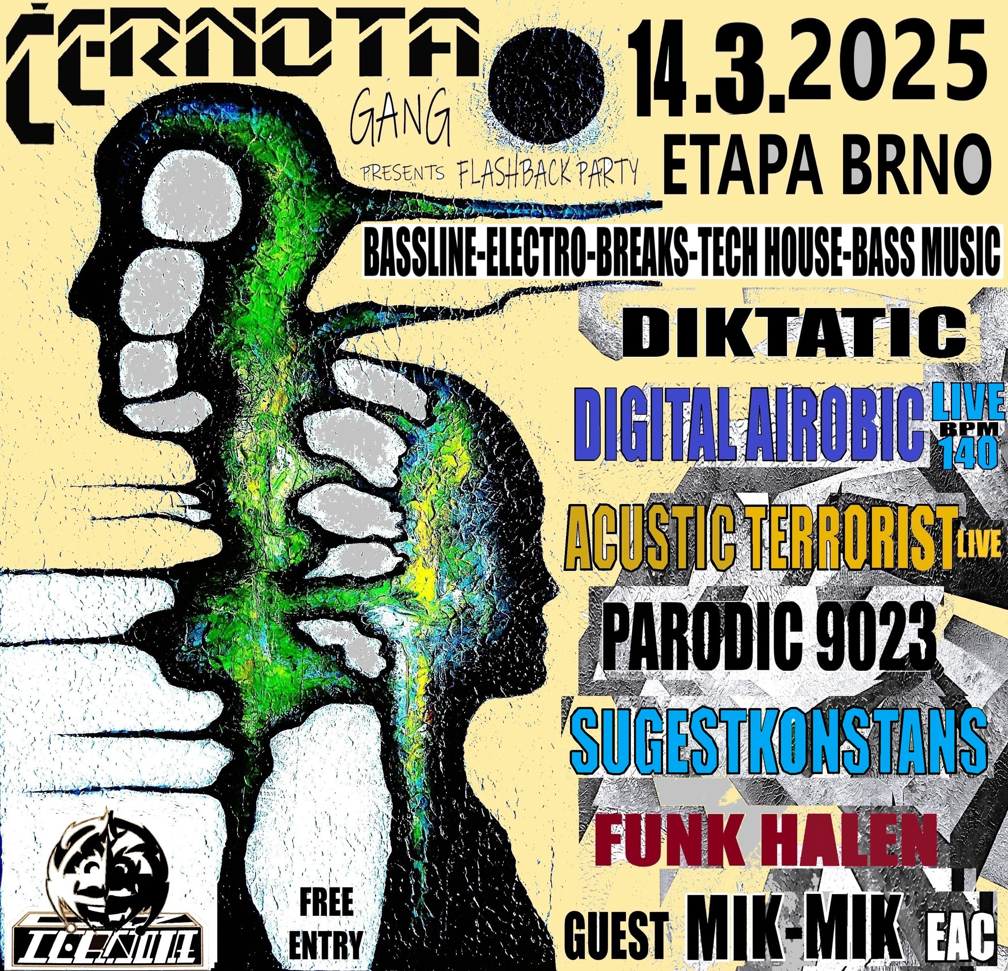 ČERNOTA flashback party
