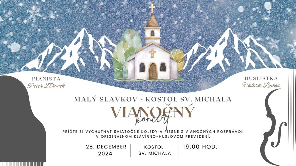 Victoria Linnen a Peter Zbranek: Vianočný koncert v Malom Slavkove