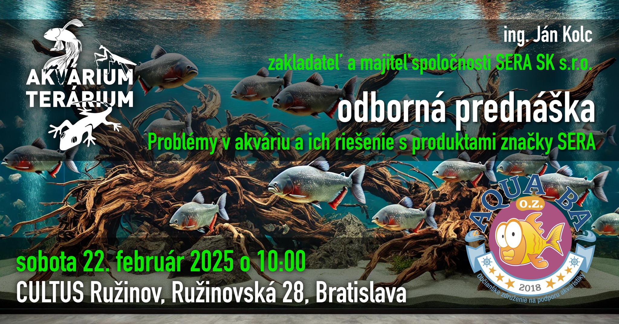 Problémy v akváriu a ich riešenie s produktami značky SERA
