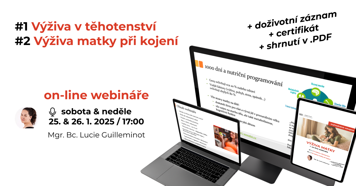 Webináře Výživa matky