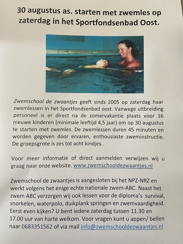 Zwemles