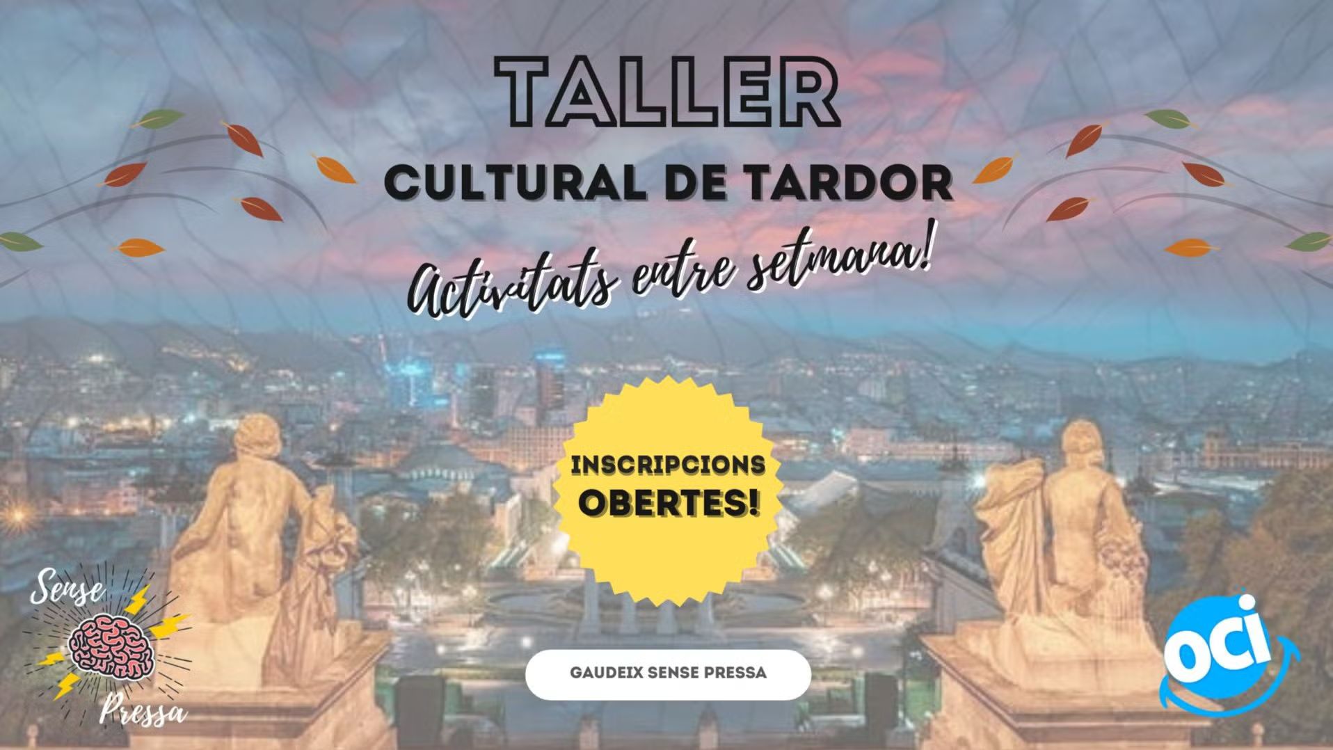 ⭐ NOVETAT! CONÈIXER BARCELONA! - GAUDEIX DE LA CULTURA ENTRE SETMANA