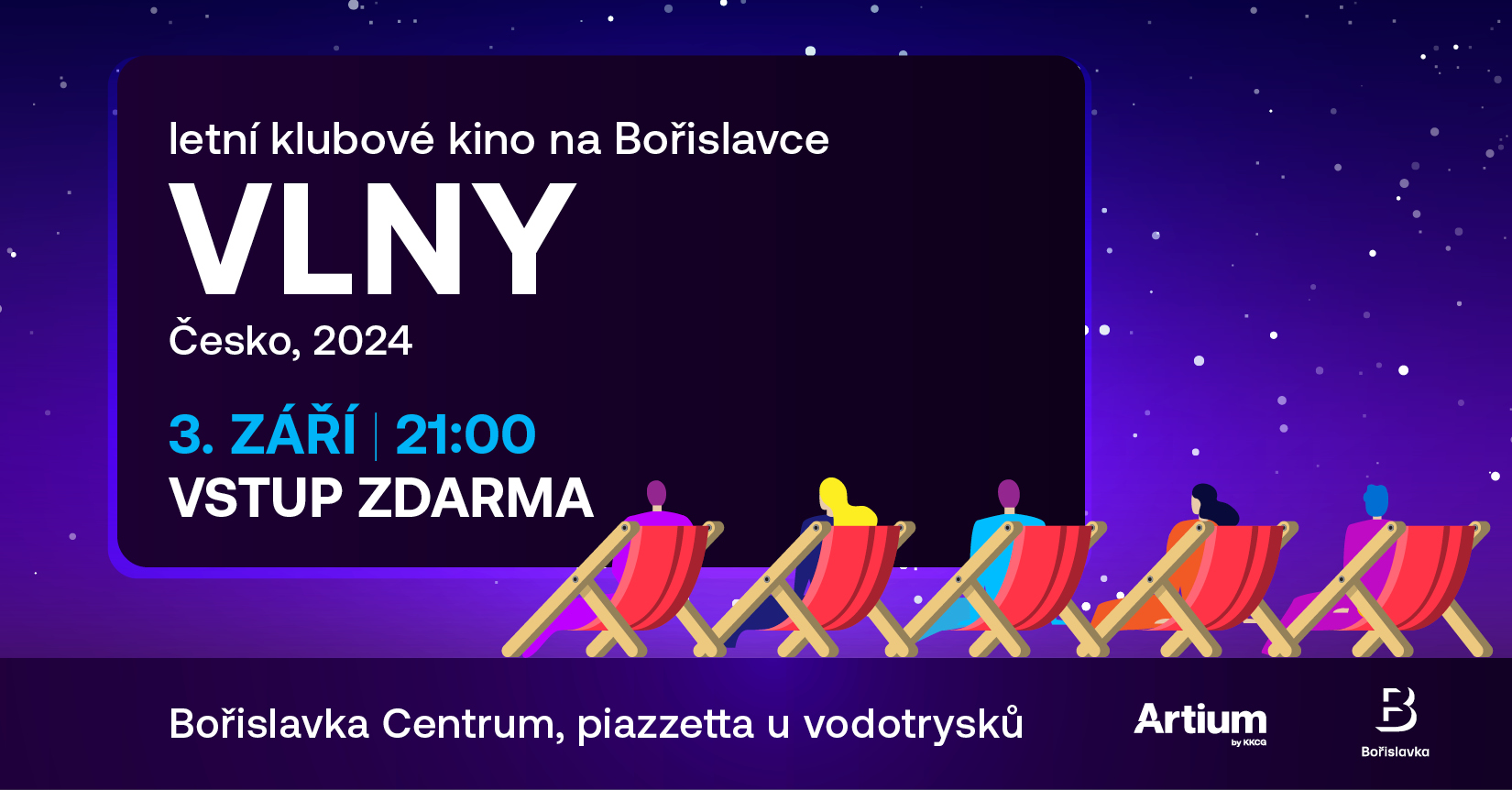 Vlny | Letní klubové kino na Bořislavce
