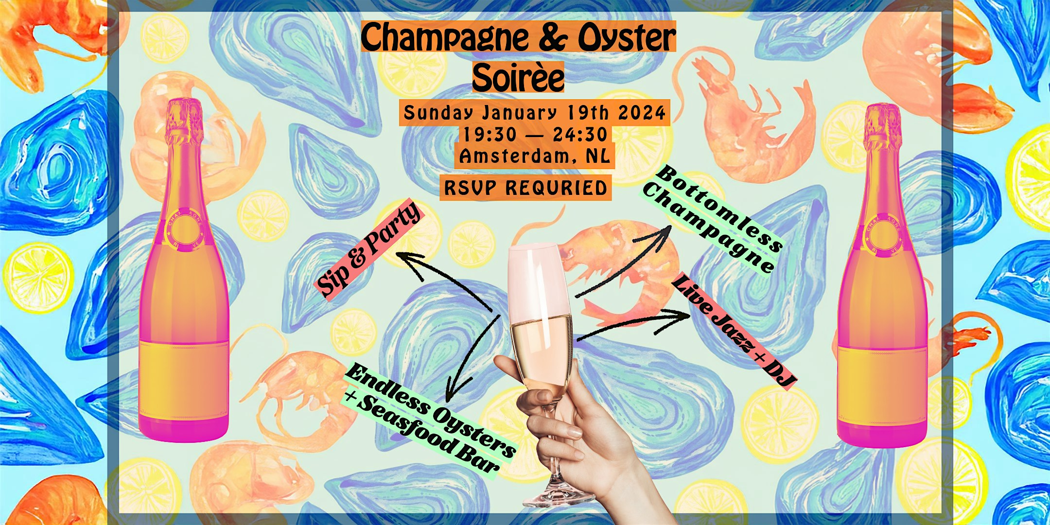 Champagne and Oyster Soirée