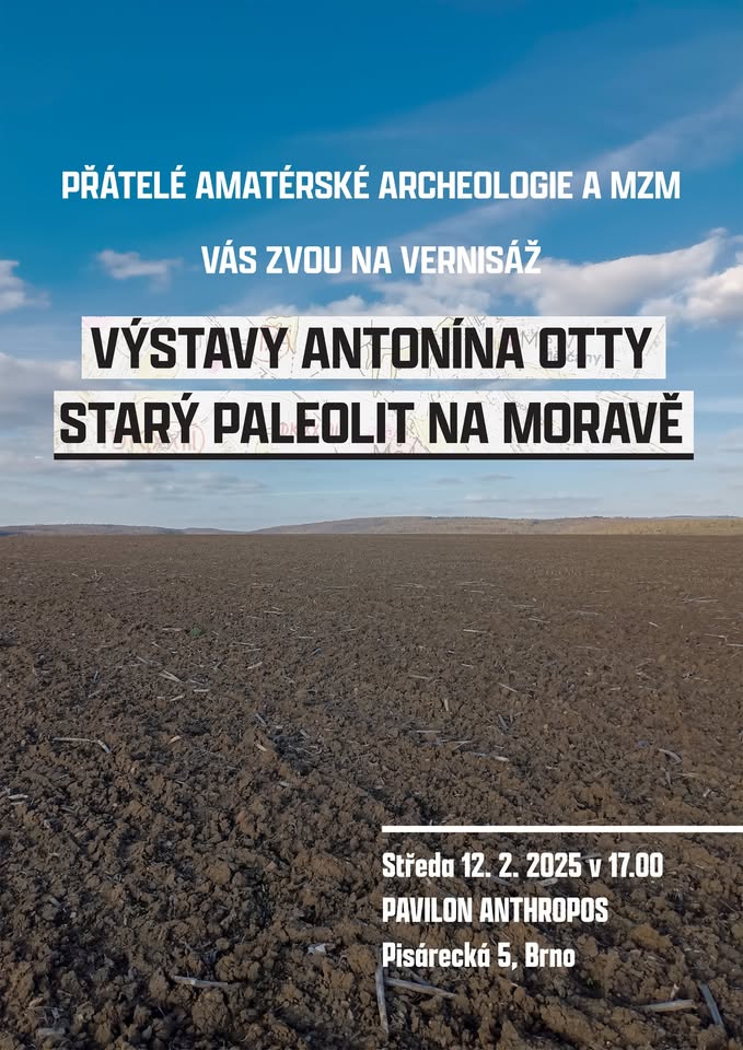 Vernisáž výstavy Antonína Otty Starý paleolit na Moravě