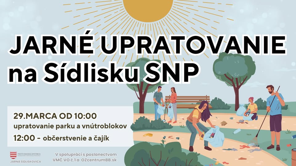 Jarné upratovanie na Sídlisku SNP