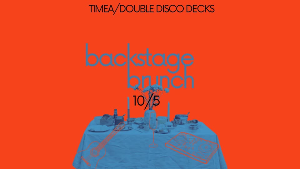 Backstage brunch