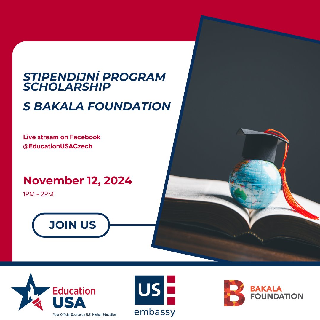 Stipendijní Program Scholarship od Bakala Foundation 🎓
