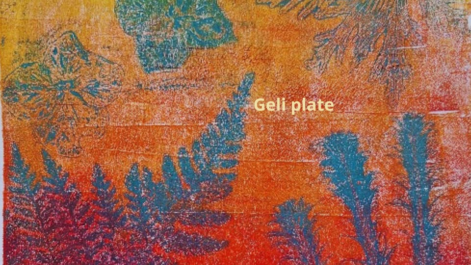 Intuitivní malování s geli plate