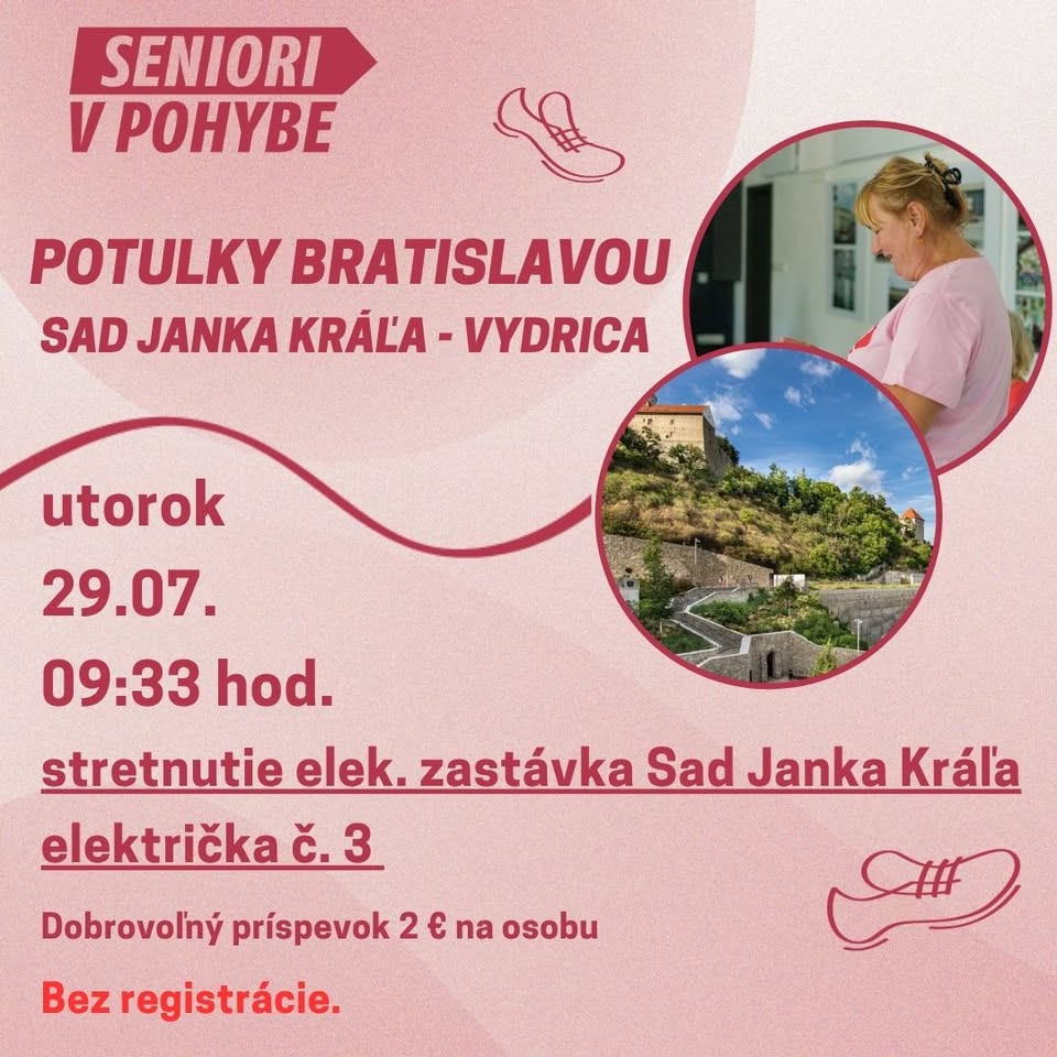 Potulky Bratislavou s Boženkou /29.07./
