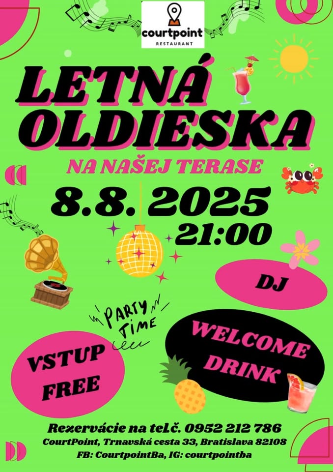 Letná OLDIESKA na terase