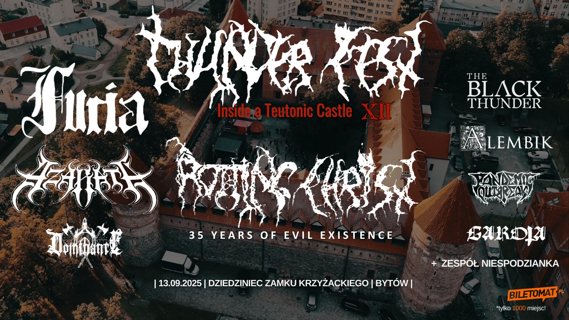 Thunder Fest vol. XII I 13.09 I Bytów I Zamek Krzyżacki I