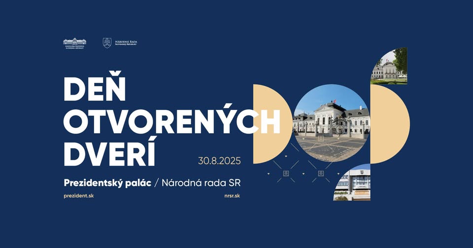 Deň otvorených dverí v Prezidentskom paláci a Národnej rade SR