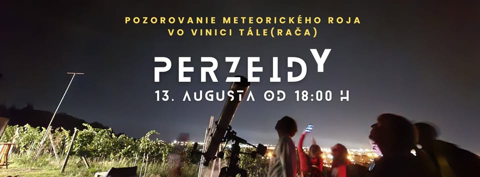 Pozorovanie meteorického roja Perzeidy vo Vinici Tále