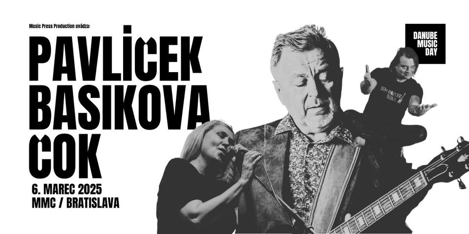 Michal Pavlíček trio & hostia Bára Basiková & Vilém Čok : Danube Music Day