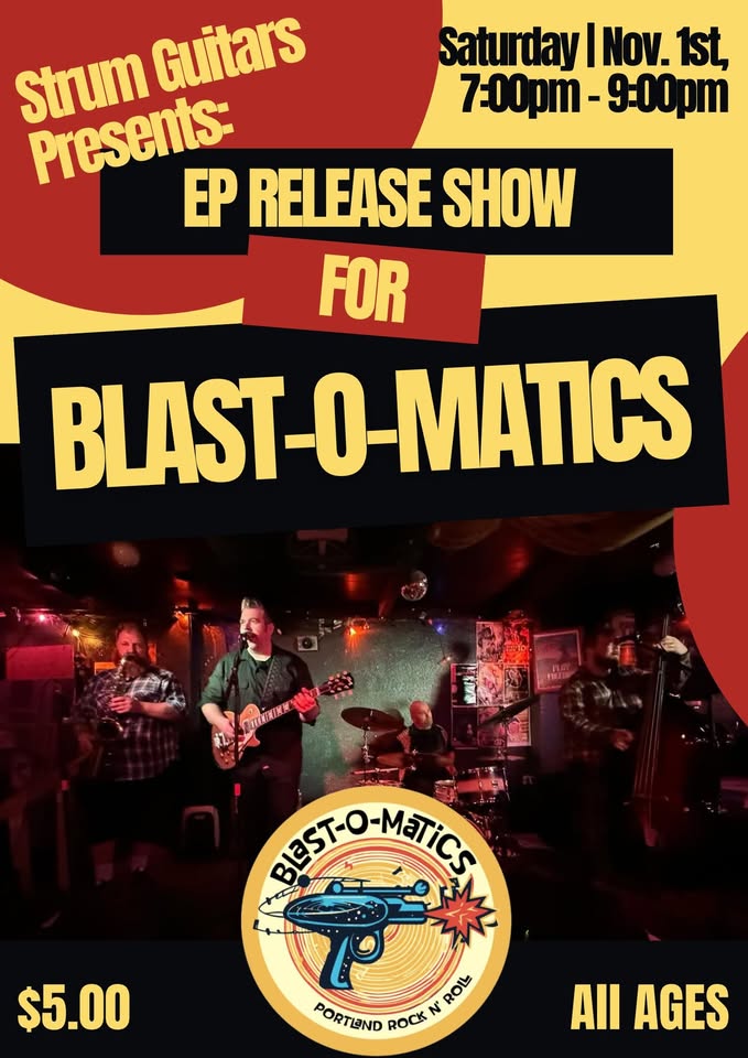 EP Release Party at Strum Guitars.  ALL AGES!!