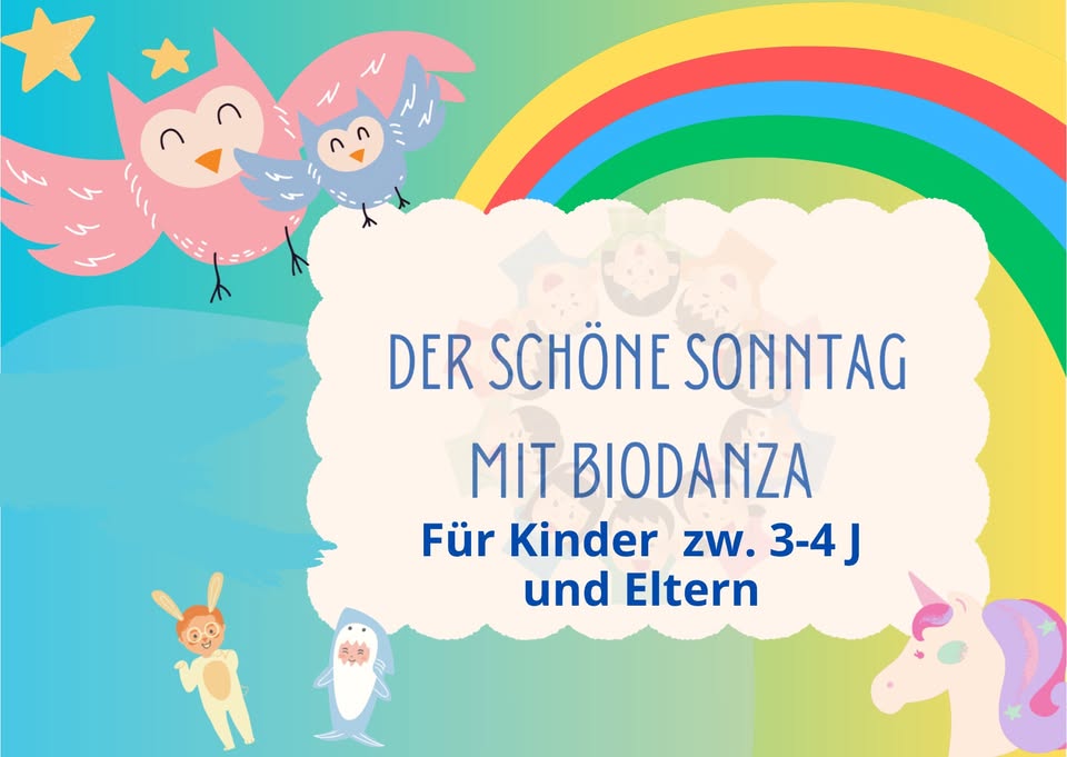 Der schöne Sonntag mit Biodanza für Eltern und Kinder 3-4 Jahre