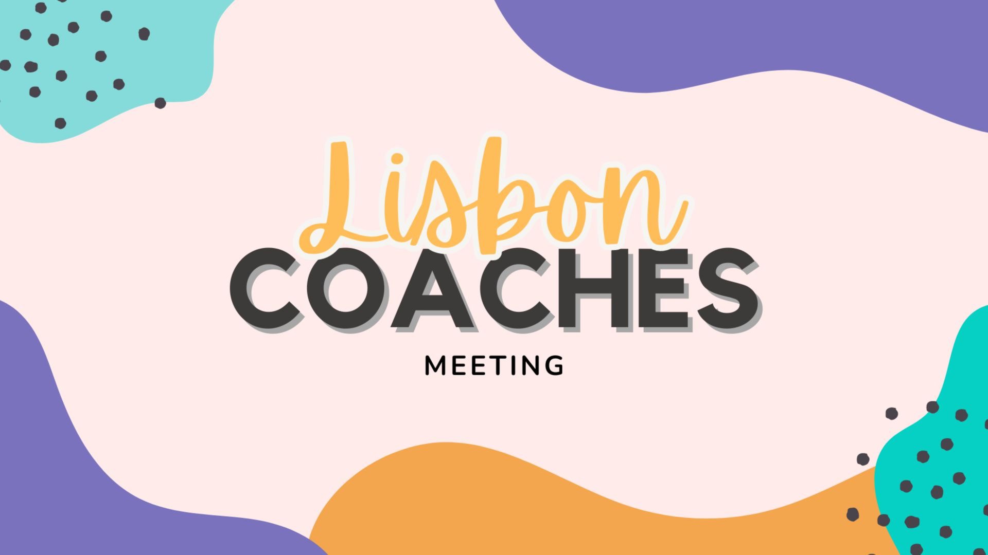 Lisbon Coaches Meeting