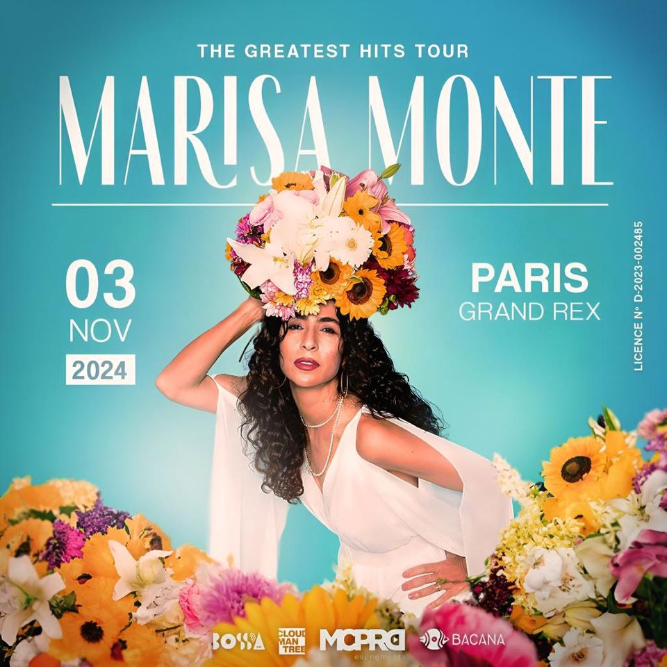 Marisa Monte The greatest hits tour à Paris
